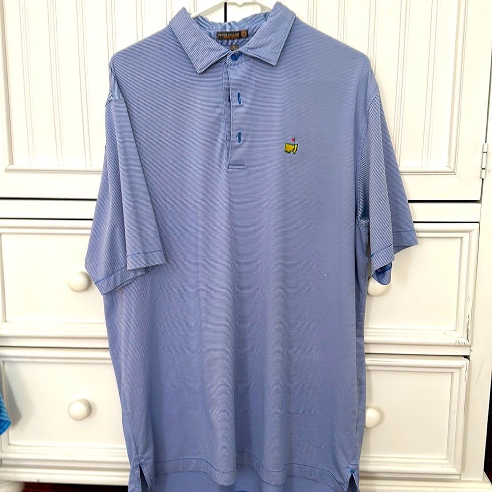 Men’s Peter Millar Masters logo golf polo